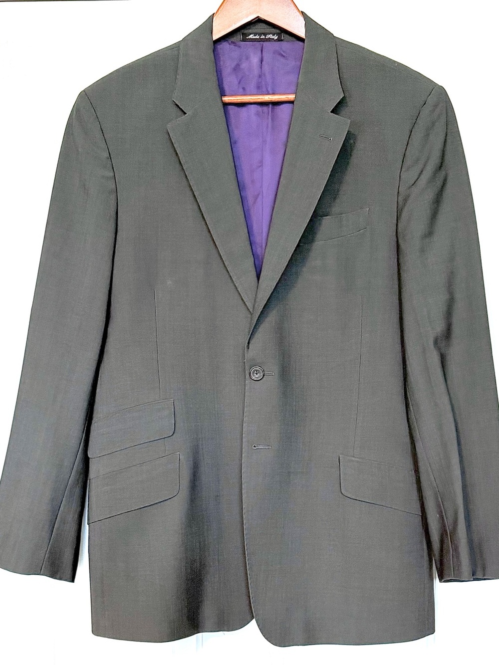 Paul Smith London The Byard Gray Wool Mohair Blazer 40R Made in Italy 🇮🇹